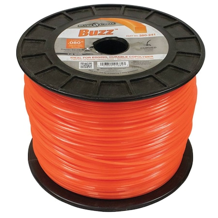 Stens Buzz Trimmer Line, Orange 0.080 In. X 1772 Ft. 380-241